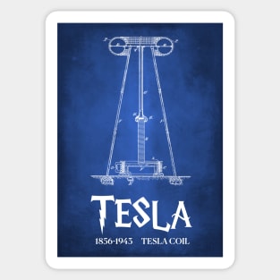 Tesla Coil by Nikola Tesla Sticker